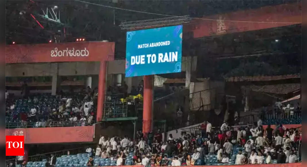 IPL 2025 पुनरारंभ से बारिश को धोया जाता है; KKR ने दौड़ से खेलने के लिए खटखटाया