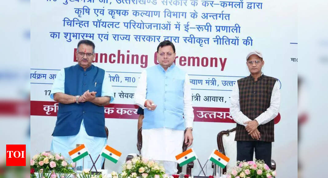 Dhami launches e-RUPI system, agricultural policies for farmers ...