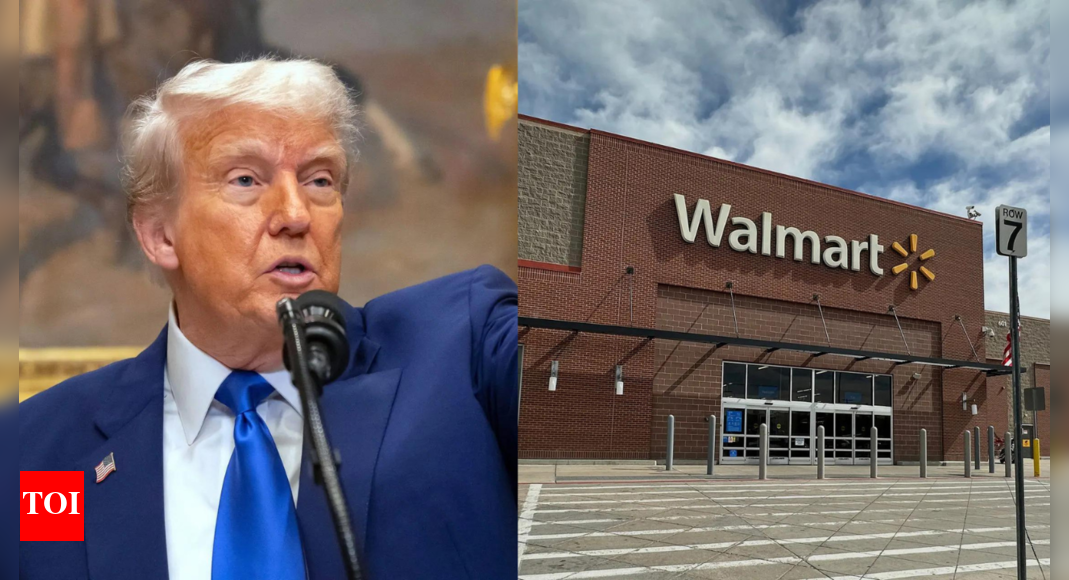 ‘Eat the tariffs’: Donald Trump scolds Walmart after retailer blames import taxes for price hikes - Times of India