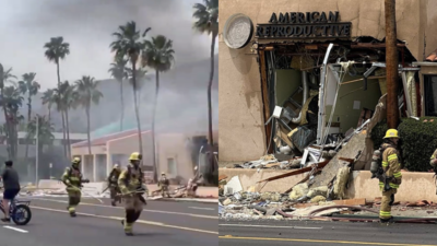  Massive explosion rocks Palm Springs, one reported dead