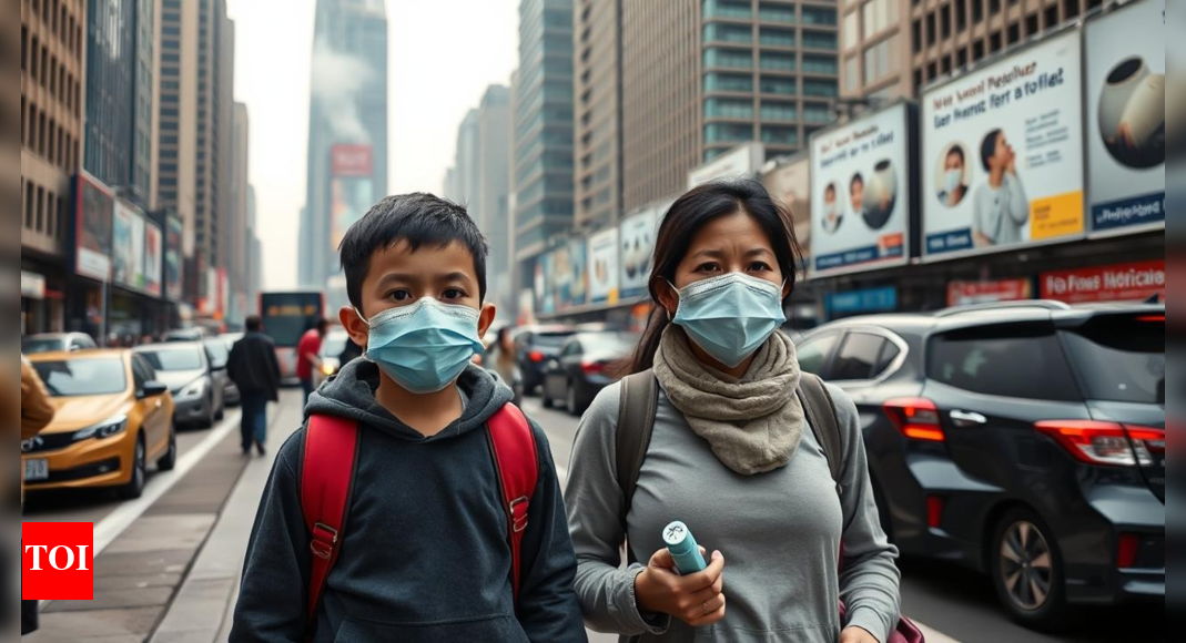 Urban environments significantly increase risk of developing asthma - New research - The Times of India