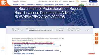 BOB SO result 2025: Candidates shortlisted for interview announced at bankofbaroda.in; download PDF here – Times of India