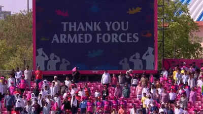 'Thank You': Emotional tribute to Armed Forces marks IPL 2025 resumption in Jaipur - Watch