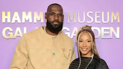 LeBron James’ wife Savannah stepped out with Los Angeles Lakers star and April McDaniel to attend 20th Annual Hammer Museum Gala in the Garden event