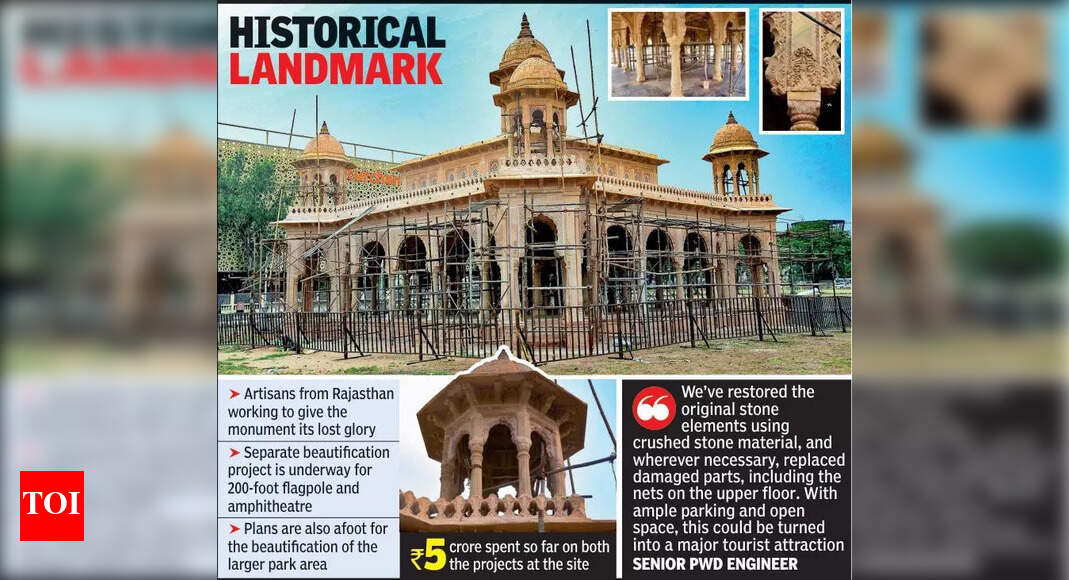 Kasturchand Park Restoration Nears Completion
