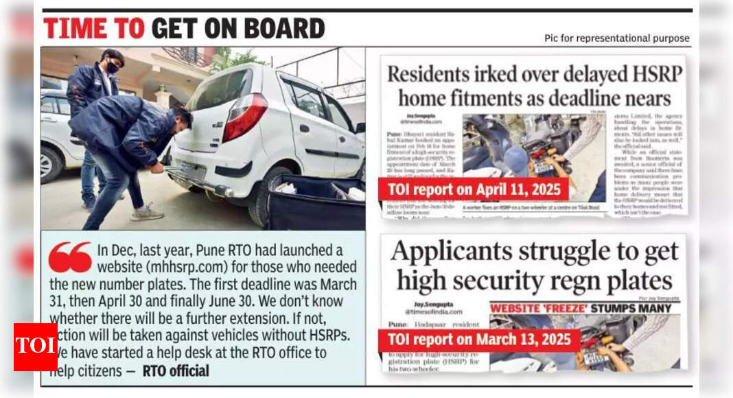 Pune Vehicle Owners Face HSRP Deadline Amidst Awareness Gap