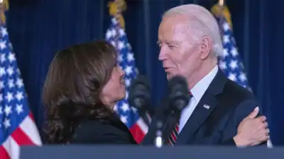  Kamala Harris says Joe Biden 'will face this challenge' after his prostate cancer diagnosis