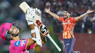 Yashasvi Jaiswal and Arshdeep Singh (BCCI/IPL Photo) 'Dhaga khol diya bey': Yashasvi Jaiswal-Arshdeep Singh's on-field drama steals the show - WATCH