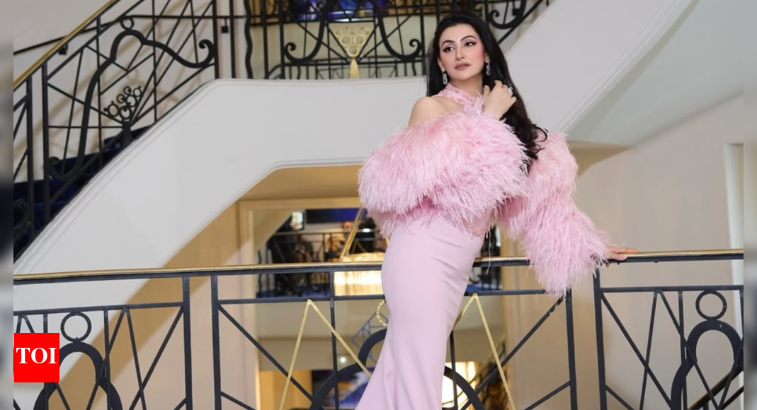 Shalini Passi Makes Cannes Debut in Dramatic Pink Gown