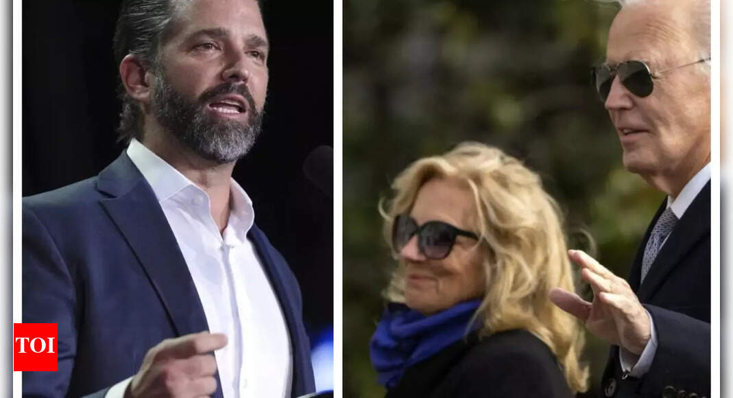 Jill Biden under attack as Donald Trump Jr says she is a ‘doctor’ and ‘covered up’ Biden’s cancer