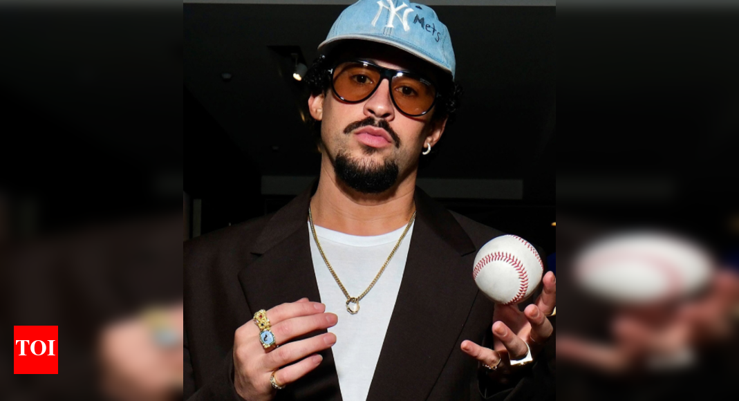 Rapper Bad Bunny turns heads in Mets' cap during the Subway Series finale at Yankee Stadium - The Times of India