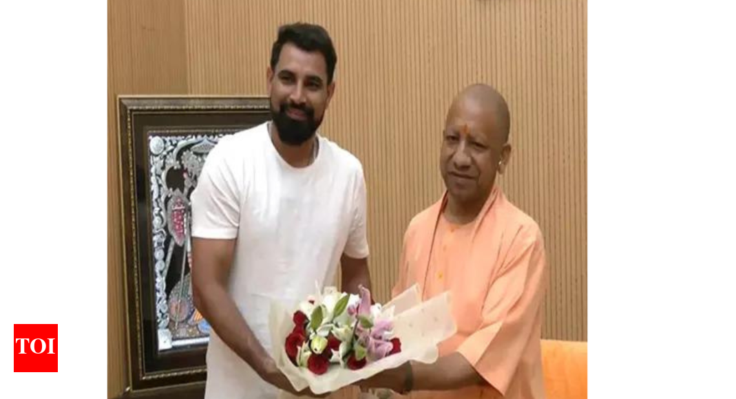 Mohammed Shami meets UP CM Yogi Adityanath
