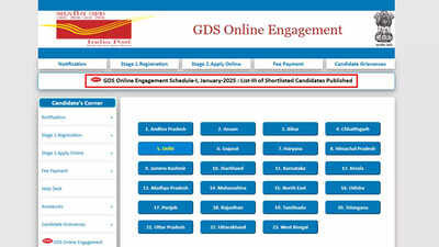 India Post GDS 3rd merit list 2025 out at indiapostgdsonline.gov.in, check state-wise result PDF here