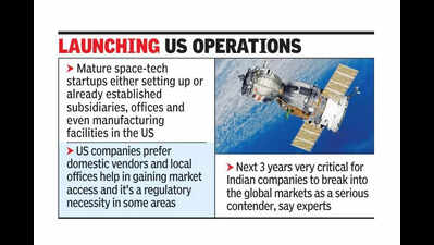 Indian space-tech startups set offices, mfg facilities in US