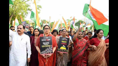 BJP women’s wing salutes soldiers for Op Sindoor