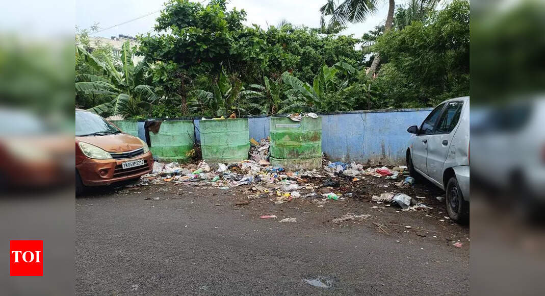 Former Chennai Police Station Deteriorates into a Waste Site