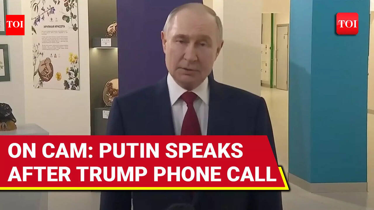 FULL: Putin Speech In English After Marathon Trump Phone Call; 'Ukraine ...