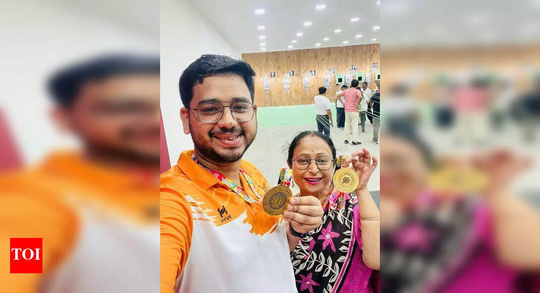 Mother-Son Duo Wins Gold at Shooting Championship