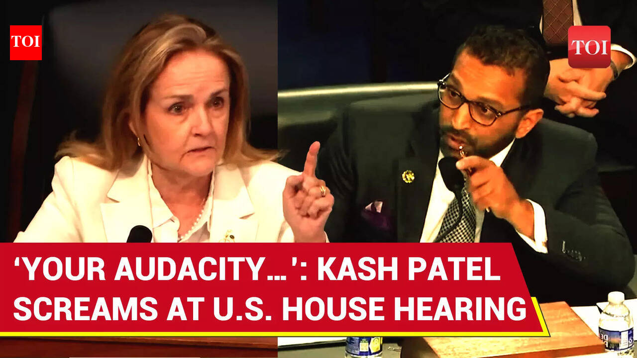 ’Do Drama On TV, Not Here…’: Kash Patel Shouts In US House After Being ...