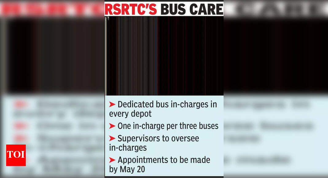 RSRTC Launches Campaign to Improve Bus Maintenance