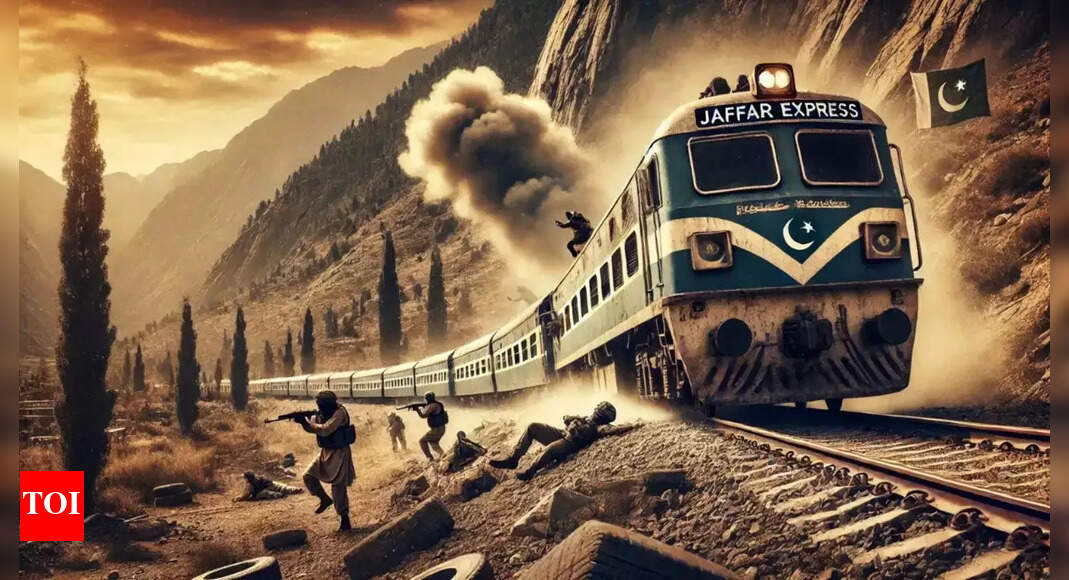 Baloch Liberation Army releases 35-minute chilling video of Jaffar Express hijacking - Times of India