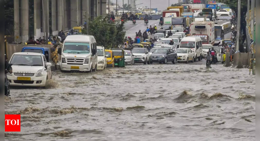 BJP hits out at Congress in Karnataka for celebrating 2 years in office amid Bengaluru floods