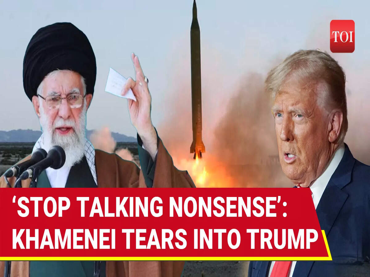 ‘Trump, Your Nonsense…’: Iran’s Khamenei Lashes Out At US President’s Nuclear Stance | On Cam
