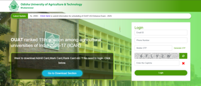 OUAT admit card 2025 released: Direct link to download hall tickets here – Times of India