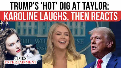 Karoline Leavitt Laughs On Trump's Controversial 'Hot' Jibe At Taylor Swift | WATCH