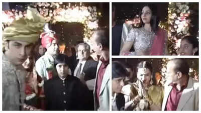 UNSEEN photos from Ranbir Kapoor's sister Riddhima Kapoor's wedding with Bharat Sahni featuring Rekha, Sridevi, Bhagyashree and others go VIRAL