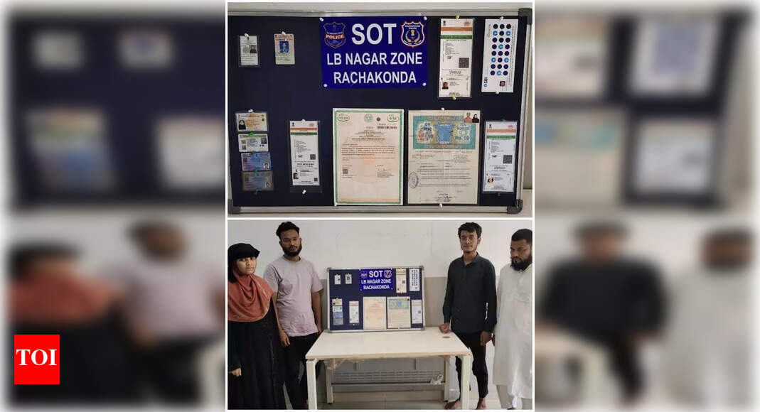 Rohingya Refugees Arrested for Aadhaar Fraud in Hyderabad