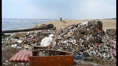 Rampant dumping lays waste to beach