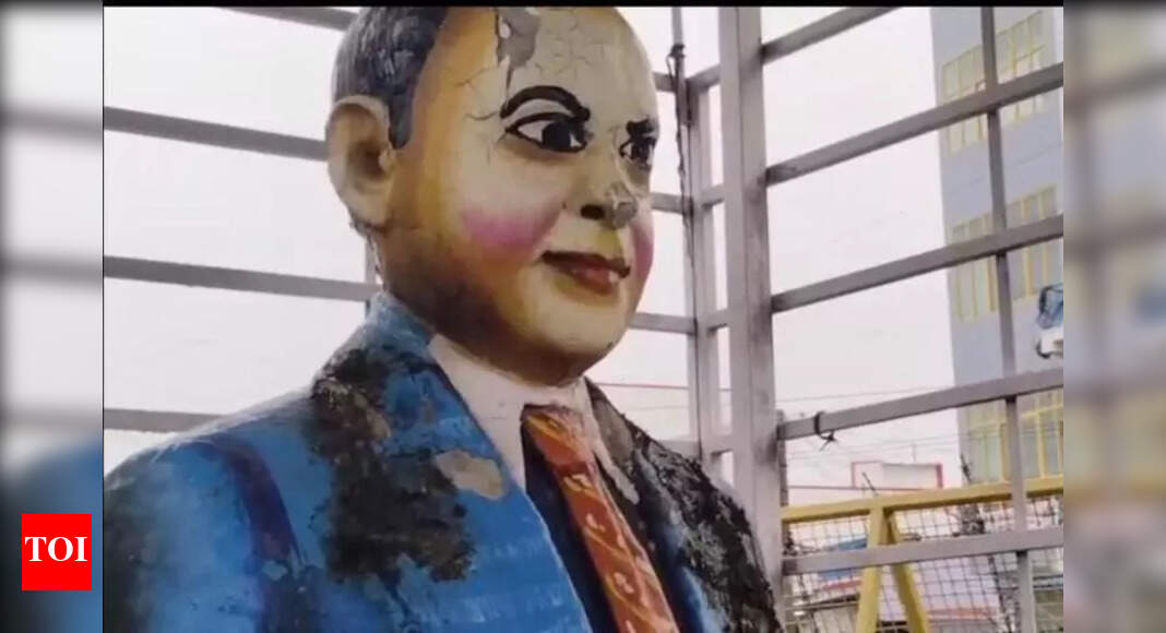 Man Arrested for Setting Fire to Ambedkar Statue in Dharmapuri