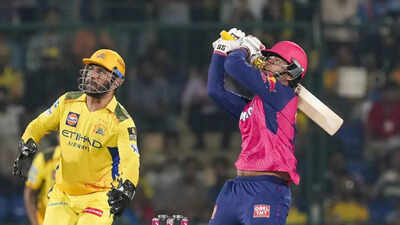 MS Dhoni and Vaibhav Suryavanshi (PTI Photo) MS Dhoni warns young batters: 'If you're looking for 200-plus strike rate then ... '