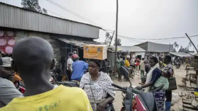 Life without cash in captured DR Congo city