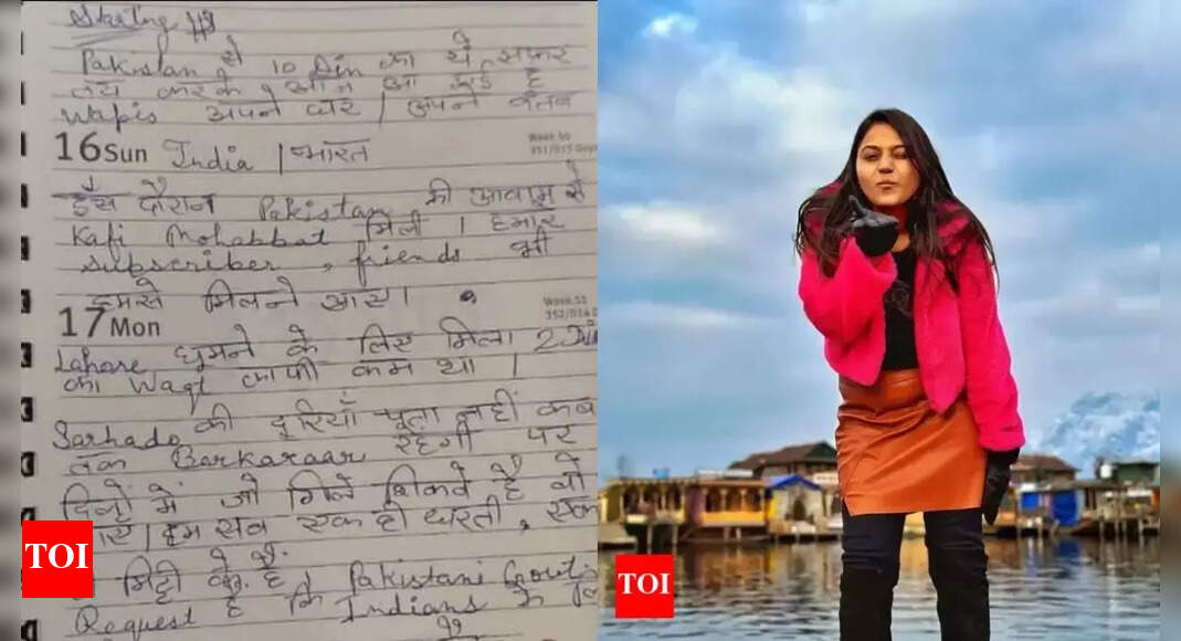'Journey full of love': Diary of 'spy' YouTuber painted 'rosy picture' of Pak
