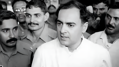Former PM Rajiv Gandhi (File photo) 'Great son of India': PM Modi, Congress leaders pay tribute to former PM Rajiv Gandhi on 34th death anniversary