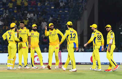 CSK were unable to contain an aggressive Rajasthan Royals side who chased down their total of 187 with 17 balls to spare (Image via ANI) IPL 2025: How many times have CSK finished bottom of IPL points table?