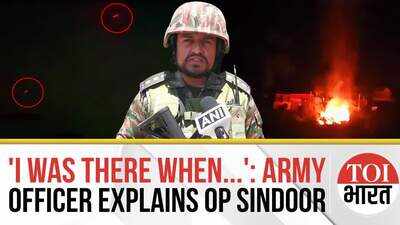 'I Was There When...': Army Officer Tells First Hand Account Of Op Sindoor | India-Pakistan