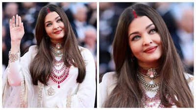 Cannes 2025 royalty! Aishwarya Rai stuns in regal Indian look, flaunts sindoor like a queen