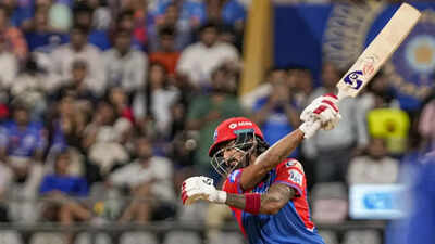 KL Rahul fell cheaply for just 11 runs during the match between Mumbai Indians and Delhi Capitals in IPL 2025. (PTI) MI vs DC: KL Rahul achieves rare IPL feat despite low score