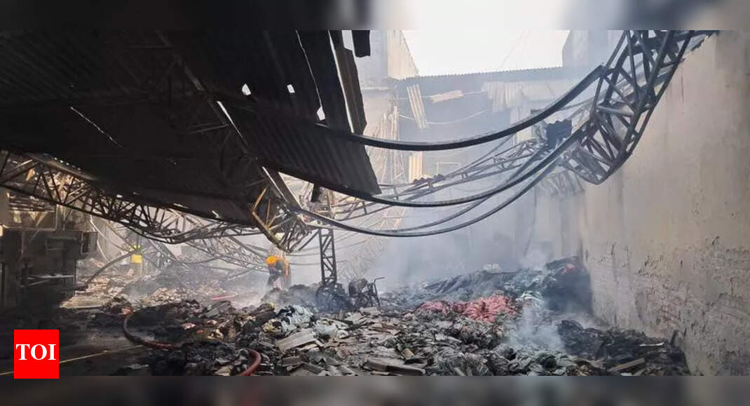 Fire Destroys Gurgaon Scrap Warehouse, No Injuries Reported