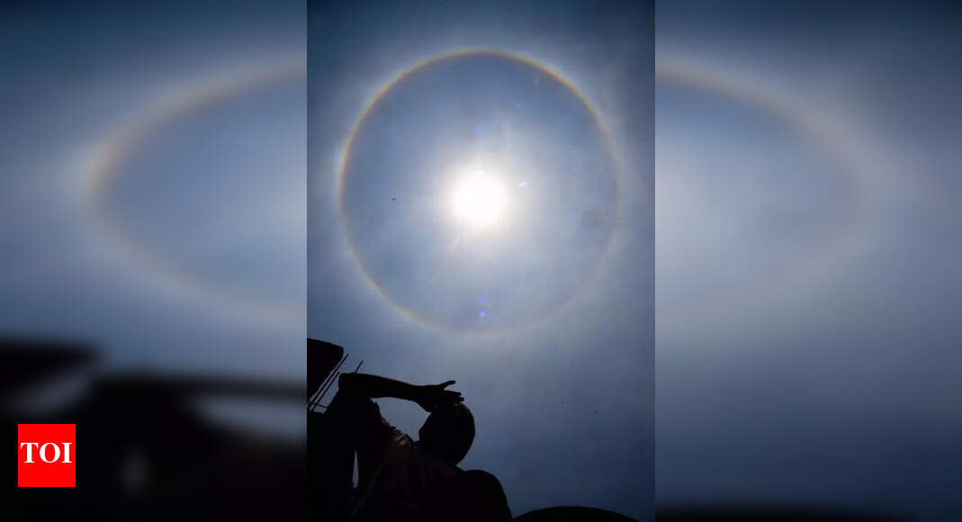 Solar Halo Appears Over Vidarbha, Creating Curiosity