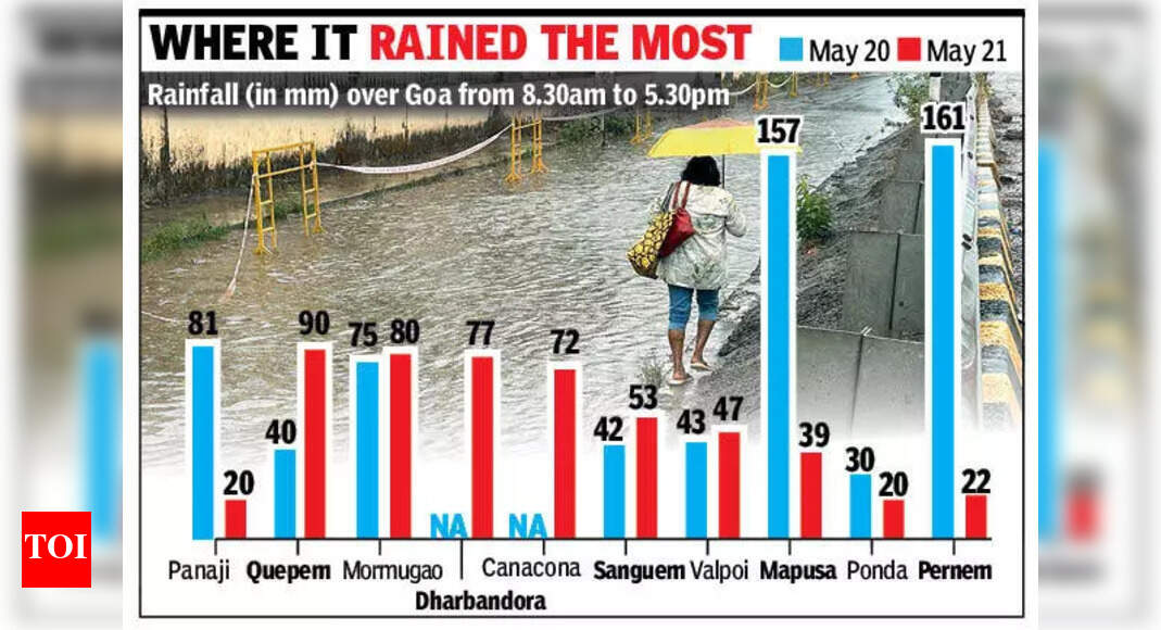 Heavy Rain in Goa Causes Chaos: Trees Falling, Life Lost on Day 2