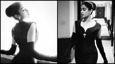 'Homebound' star Janhvi Kapoor stuns in a 1957 haute couture dress at the Cannes Film Festival 2025
