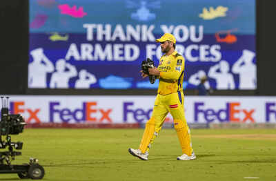 New Delhi: CSK's MS Dhoni leaves the field after the IPL 2025 cricket match between Rajasthan Royals and Chennai Super Kings at the Arun Jaitley Stadium, in New Delhi. (PTI Photo/Manvender Vashist Lav) 'In all fairness, MS Dhoni is struggling': Former World Cup winner makes a scathing attack on CSK captain