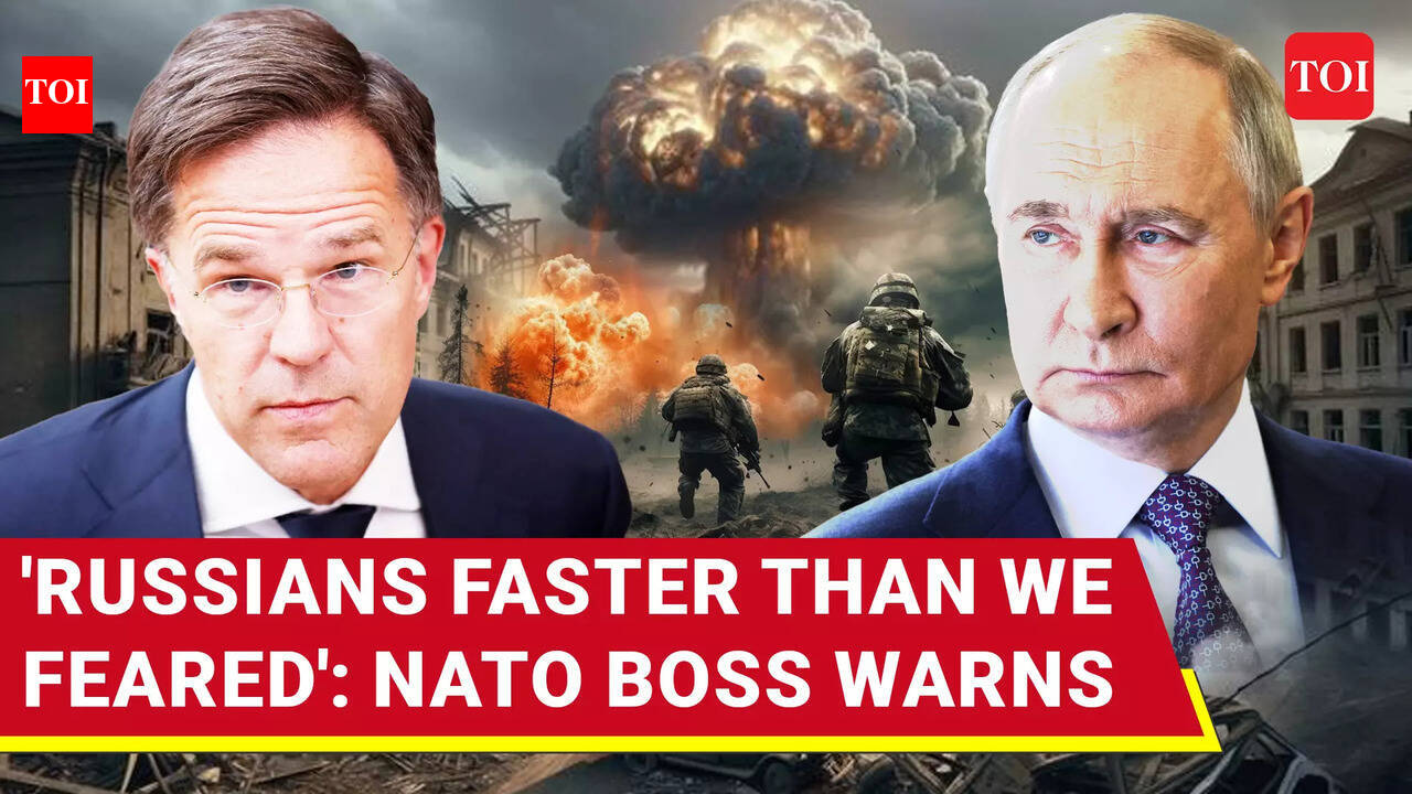 NATO Boss Sounds Putin Alarm To Allies | 'Russia Outpacing Us In Ammo ...