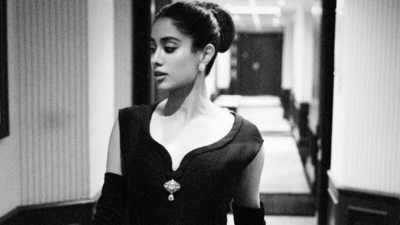 Janhvi Kapoor brings vintage Hollywood glam to Cannes 2025 in Dior haute couture