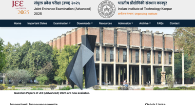 JEE Advanced 2025 response sheets out: Check direct link and how to download here