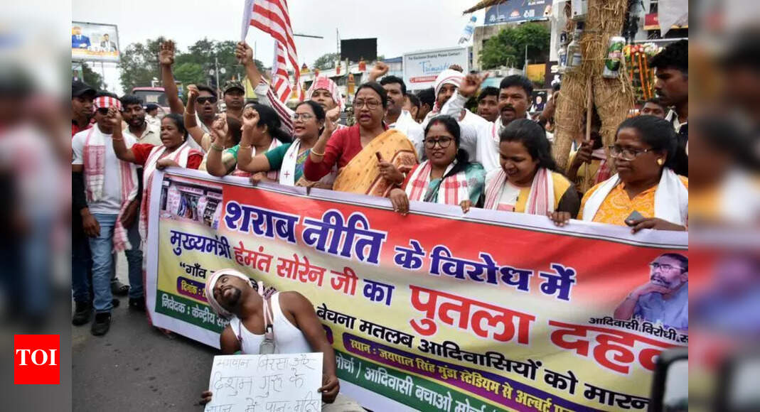 Want education and jobs, not liquor: Adivasi Morcha | Ranchi News